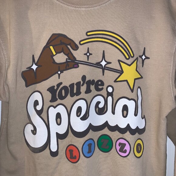 Lizzo Women's You're Special Sweatshirt Size S Sasha Be Fluting Homecoming - Picture 3 of 6